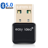 USB Bluetooth 5.0 Adapter Bluetooth Dongle 5.0 Transmitter Bluetooth Receiver Mini Audio Adapter For Computer PC Laptop Music