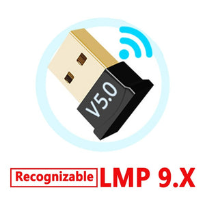 Bluetooth 5.0 Receiver USB Wireless Bluetooth Adapter Audio Dongle Sender for PC Computer Laptop Earphone LMP9.X USB Transmitter