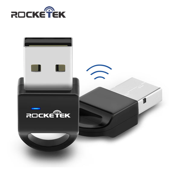 Rocketek CSR 4.0 A2DP Bluetooth Adapter USB Dongle for PC Computer Speaker audio/ps4 controller/Receiver transmitter