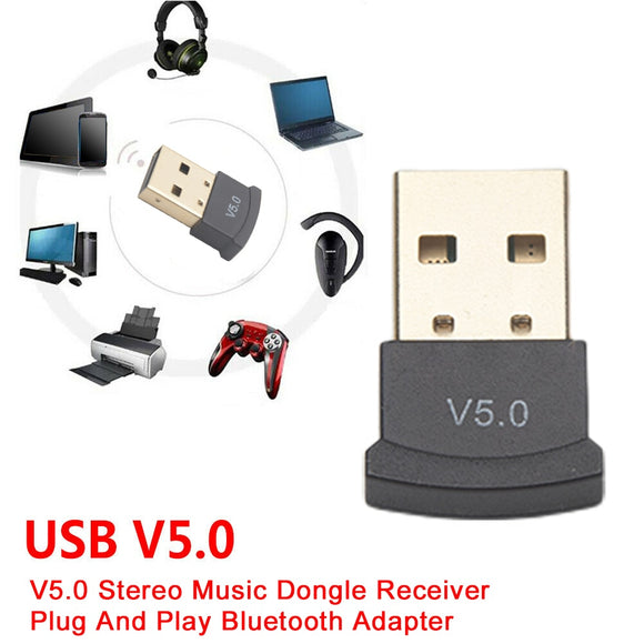 Wireless USB Bluetooth 5.0 CSR 4.0 Adapter Transmitter Music Receiver Mini BT5.0 Dongle Audio Adapter Computer PC Laptop Tablet