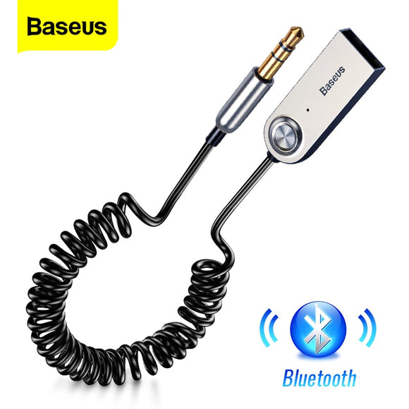 Baseus Bluetooth Adapter USB Dongles Cable For Car 3.5mm AUX Bluetooth V5.0 4.2 4.0 Bluetooth Receiver Speaker Audio Transmitter