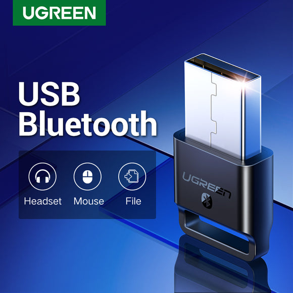 Ugreen USB Bluetooth Dongle Adapter 4.0 for PC Computer Speaker Wireless Mouse Bluetooth Music Audio Receiver Transmitter aptx