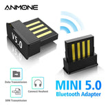 ANMONE Mini BT5.0 USB Bluetooth Wireless Adapter 5.0 Computer Audio Bluetooth Transmitter Adapter PC Dongle For TV PC Car Kit