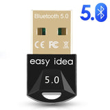 USB Bluetooth 5.0 Bluetooth 5.0 Adapter Receiver Wireless Bluethooth Dongle 4.0 Music Mini Bluthooth Transmitter For PC Computer